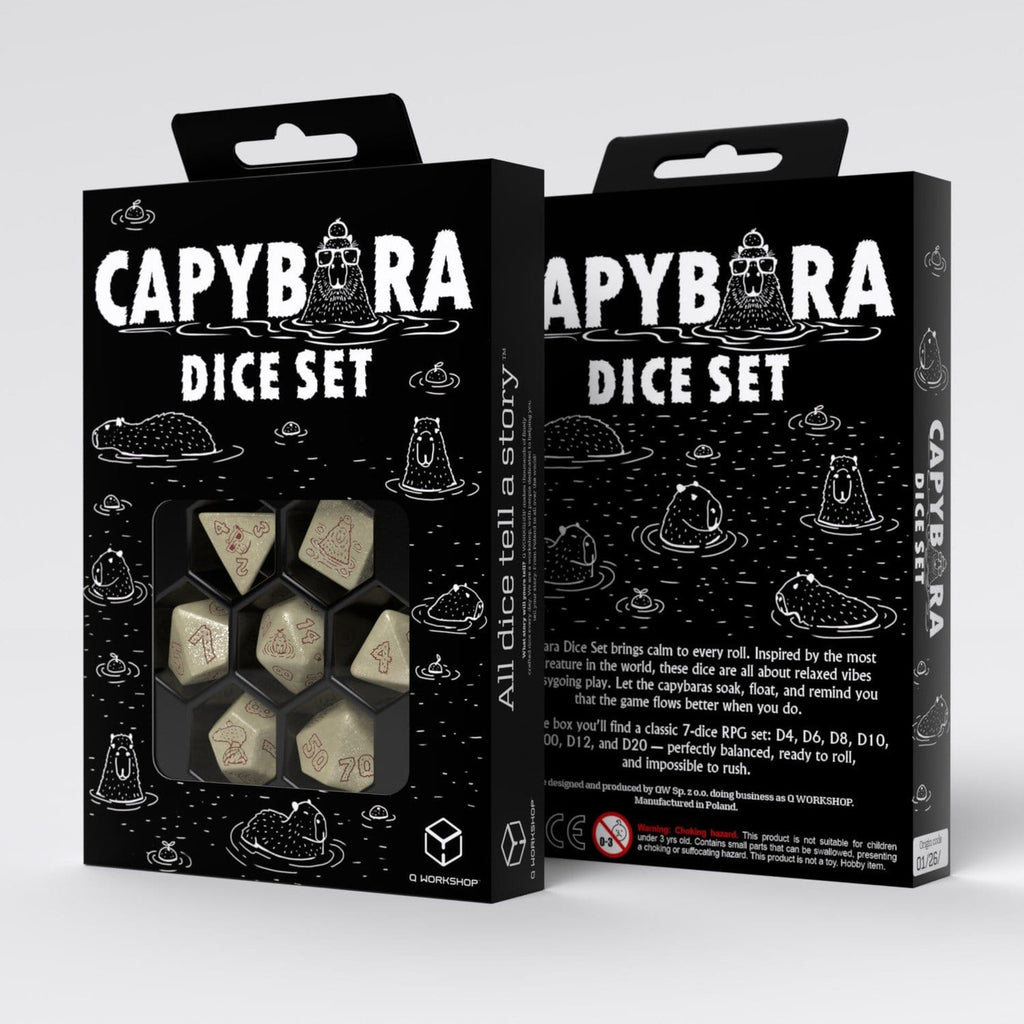 Produktbild Capybara 7er-Würfelset Sleepie