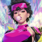 Produktbild X-Men Marvel Kunstdruck Jubilee 46 x 61 cm - ungerahmt