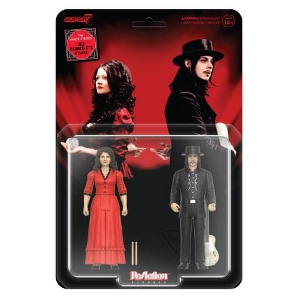 Produktbild White Stripes ReAction Actionfiguren 2er-Pack Wave 01 The