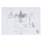 Produktbild Herr der Ringe Bauplan Kunstdruck The Stable of Edoras 59 x