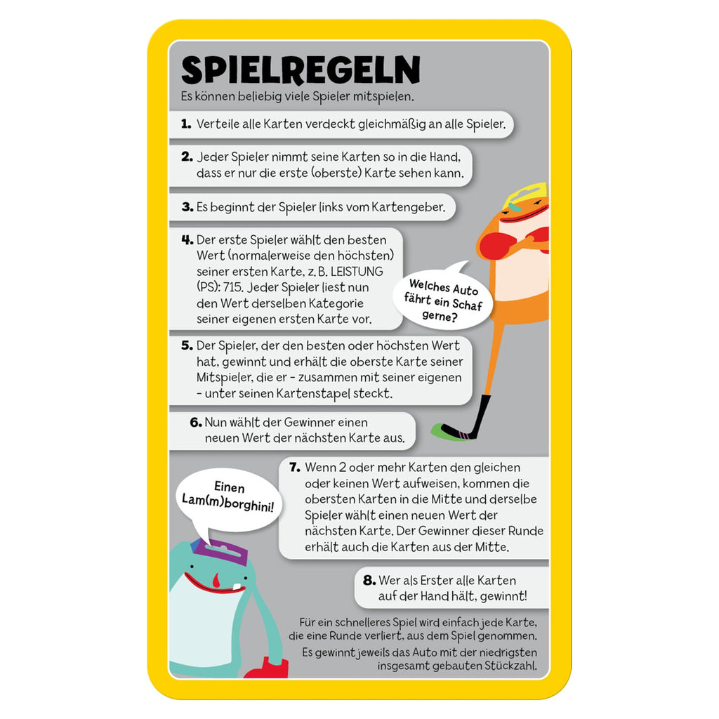 Produktbild Super Cars Kartenspiel Top Trumps *Deutsche Version*