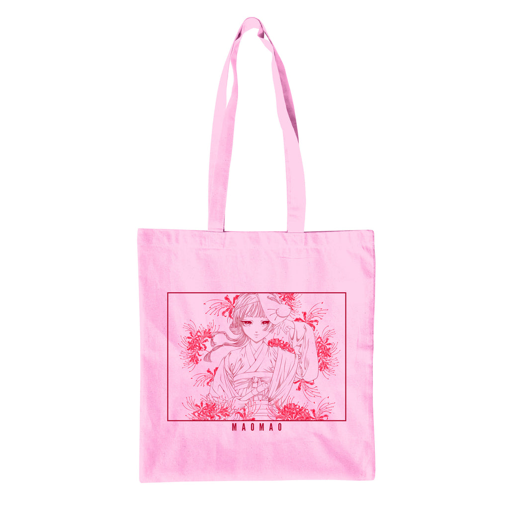 Productafbeelding Maomao Flowers totebag voor The Apothecary Diaries fans