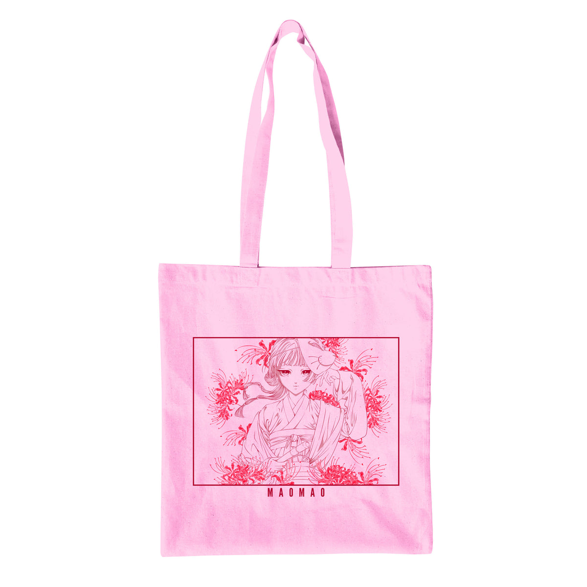 Productafbeelding Maomao Flowers totebag voor The Apothecary Diaries fans