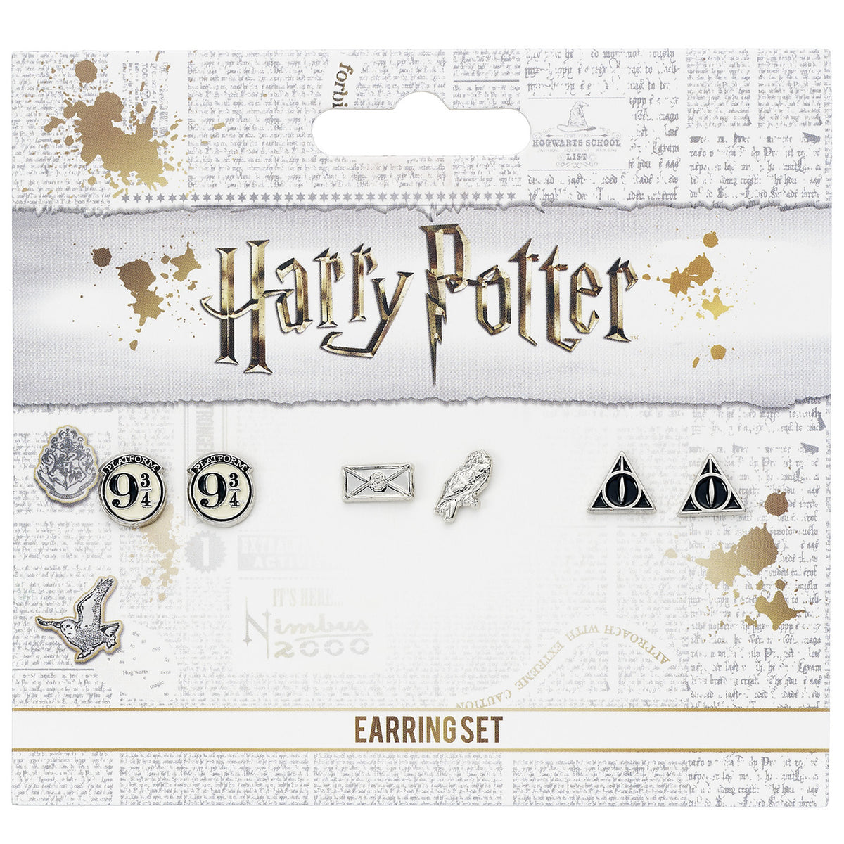 Image produit Harry Potter - Lot de 3 paires de boucles d'oreilles puces