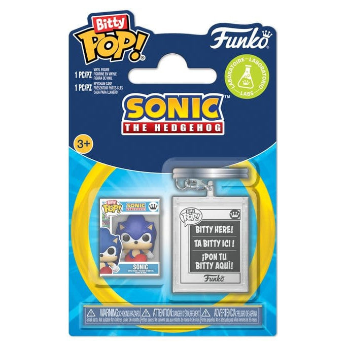 Productafbeelding Sonic - Funko Bitty Pop en acryl charm-hanger