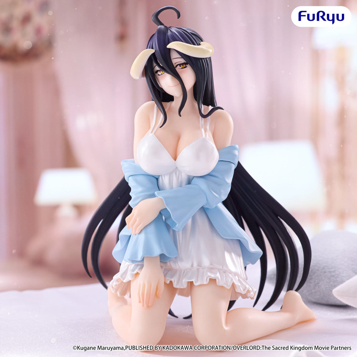Produktbild Overlord - Albedo Noodle Stopper Figur Loungewear Pearl White Version