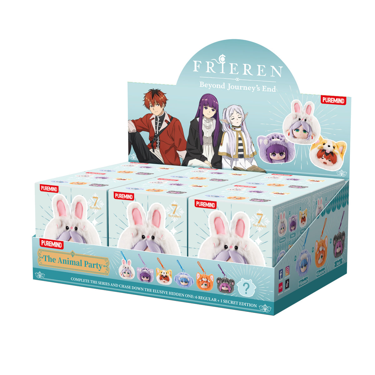 Productafbeelding Frieren - The Animal Party Mystery pluchen hanger