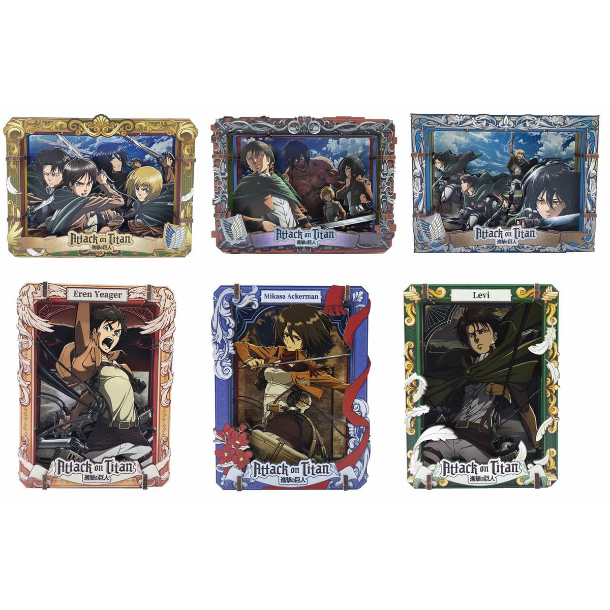 Produktbild Attack on Titan - Showdown Scenes Wooden Gallery 3D Mystery Holzbild