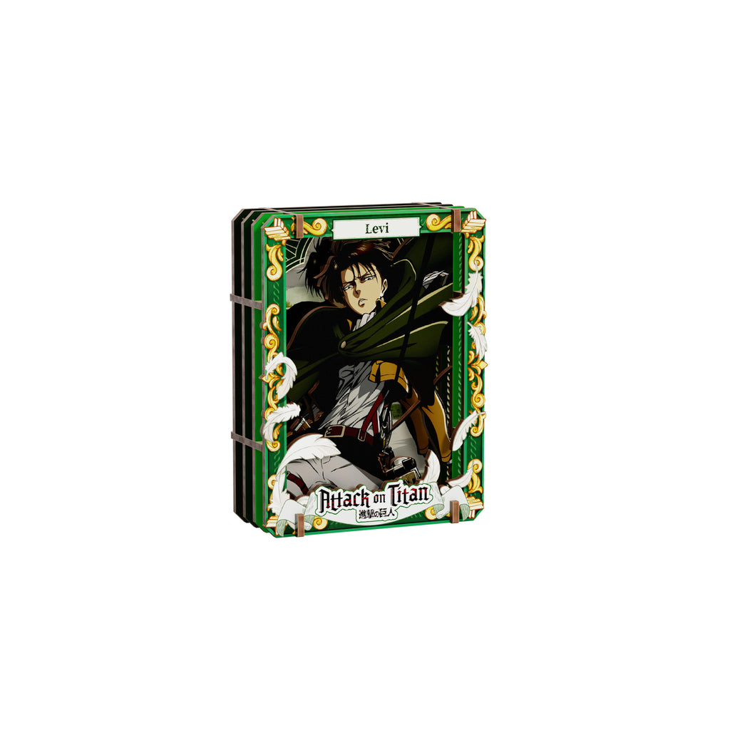 Produktbild Attack on Titan - Showdown Scenes Wooden Gallery 3D Mystery Holzbild