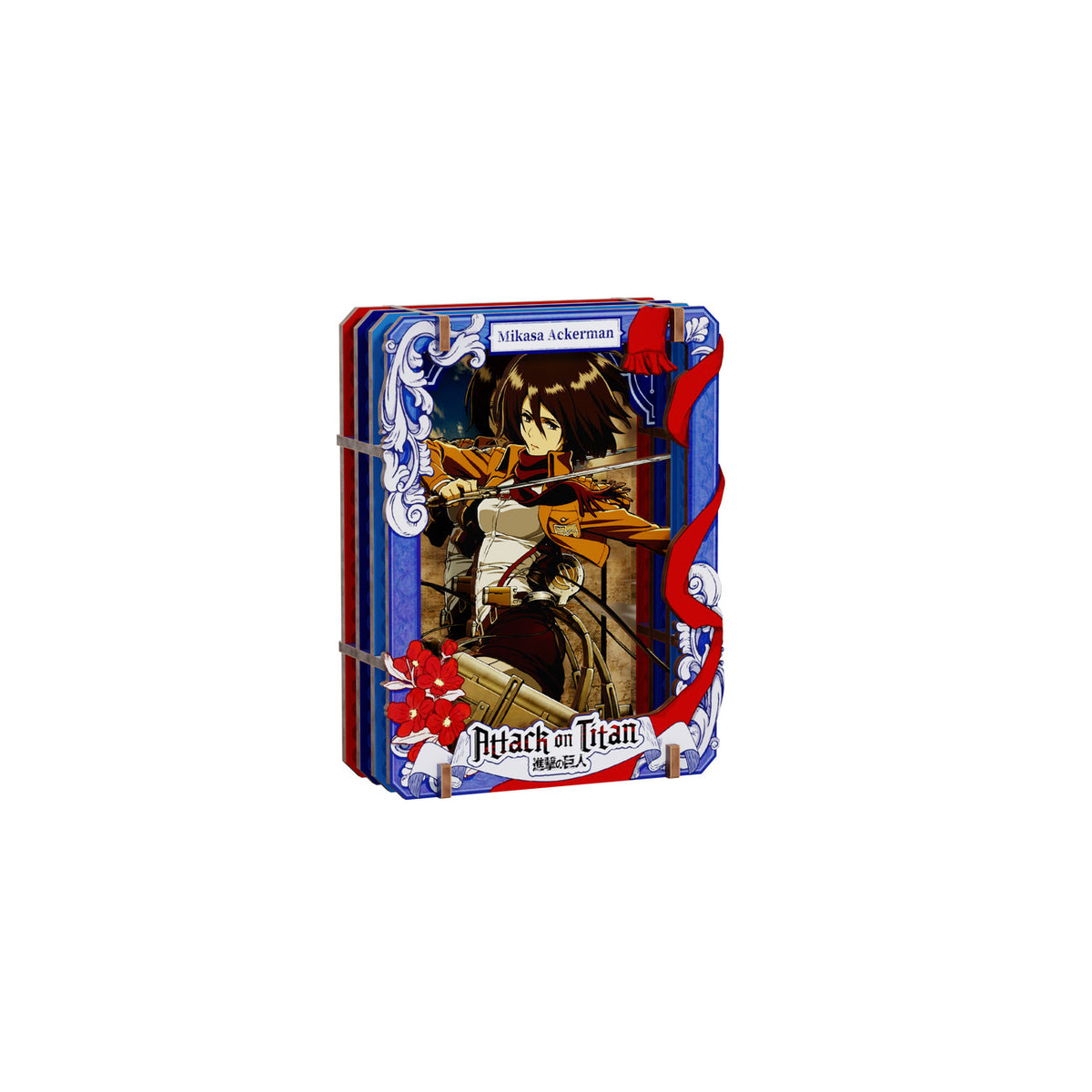 Produktbild Attack on Titan - Showdown Scenes Wooden Gallery 3D Mystery Holzbild