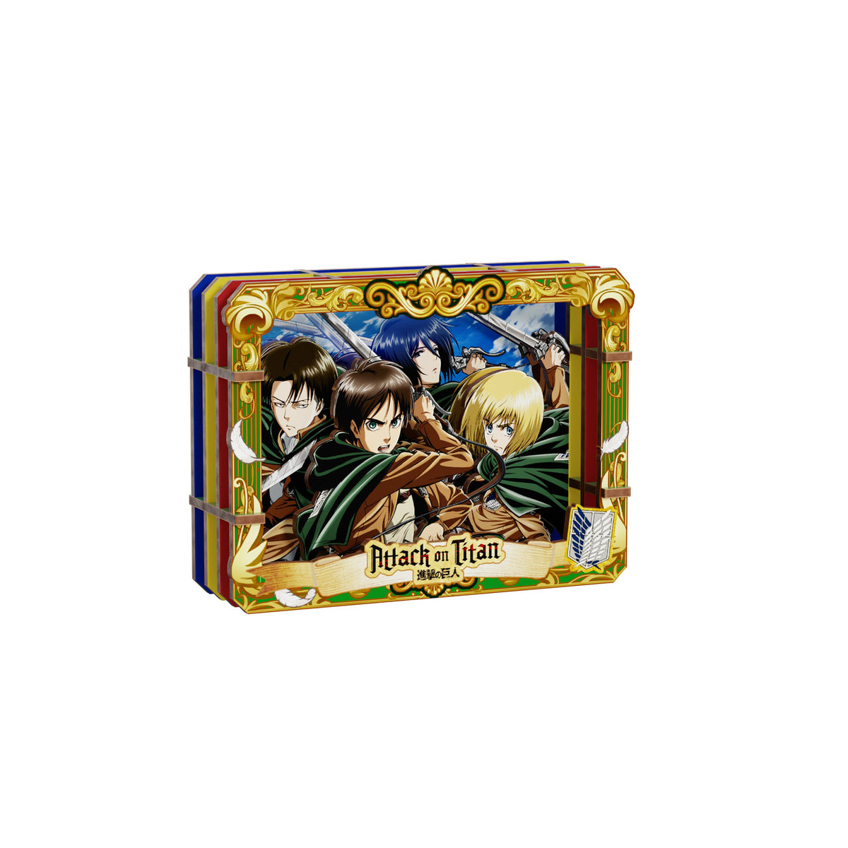 Produktbild Attack on Titan - Showdown Scenes Wooden Gallery 3D Mystery Holzbild