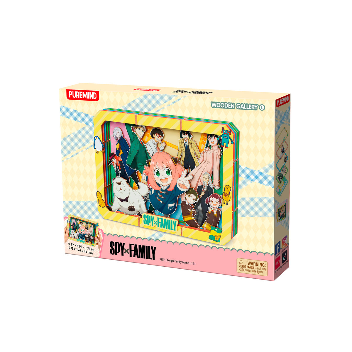 Image produit Spy x Family - Cadre photo en bois Gallery Group